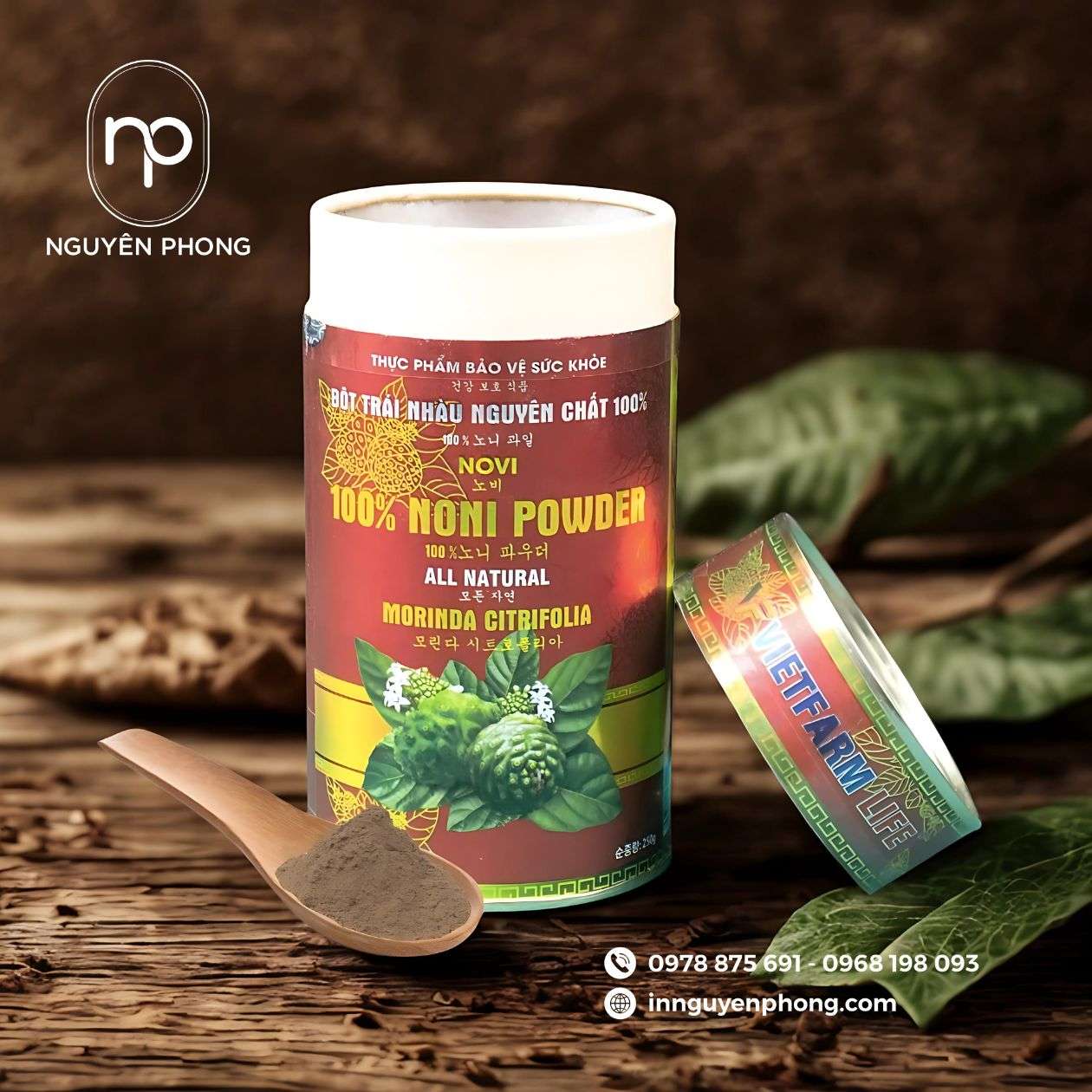hộp đựng thuốc từ trái nhàu